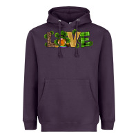Plum st patricks day gnomes shamrock horseshoes love Heavyweight Hoodie - RanaPortraitStore