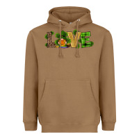 Toasted Coconut st patricks day gnomes shamrock horseshoes love Heavyweight Hoodie - RanaPortraitStore