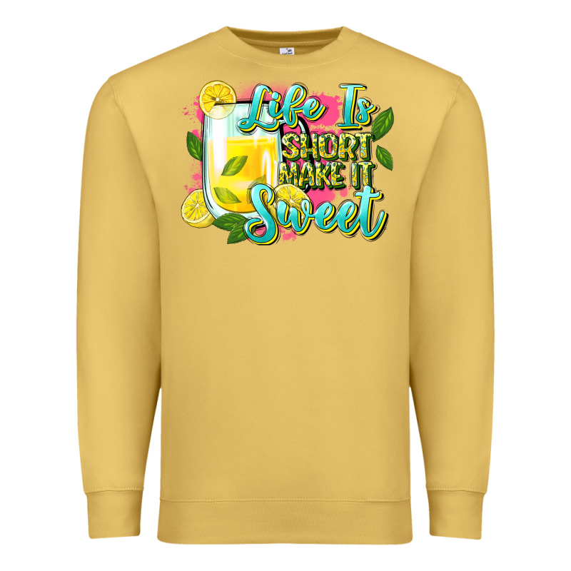 Life Is Premium Sweatshirt by Zillion Design Studio | Teevron