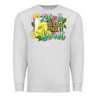Dove Grey life is Premium Sweatshirt - Zillion Design Studio