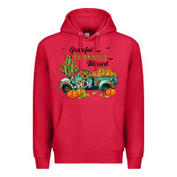 Cardinal grateful thankful blessed Premium Hoodie - JahusDesignShop