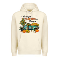 Sandshell grateful thankful blessed Premium Hoodie - JahusDesignShop
