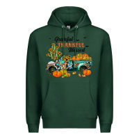 Sports Green grateful thankful blessed Premium Hoodie - JahusDesignShop