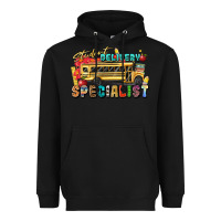 Black student delivery specialist Heavyweight Hoodie - texasbilliewilder