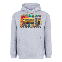 Heather Grey student delivery specialist Heavyweight Hoodie - texasbilliewilder