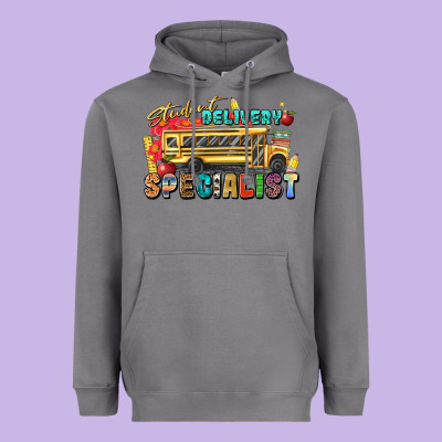 Student Delivery Specialist Heavyweight Hoodie Designed By Texasbilliewilder