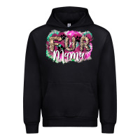 Black fur mama Urban Hoodie - NancyCooperArtShop