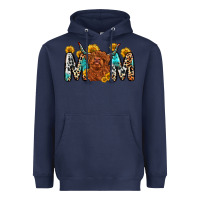 Navy mom cow Heavyweight Hoodie - Zillion Design Studio
