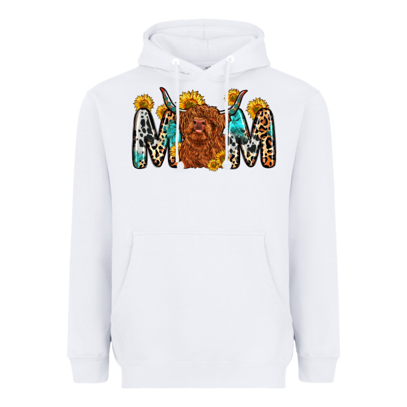 Mom Cow Heavyweight Hoodie by Zillion Design Studio | Teevron