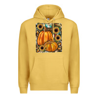 Antique Gold sunflowers, pumpkin, cowhide, serape Premium Hoodie - JahusDesignShop
