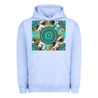 Pigment Grape Ice gemstone leopard cowhide Urban Hoodie - NancyCooperArtShop