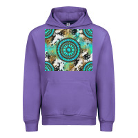 Tulip gemstone leopard cowhide Urban Hoodie - NancyCooperArtShop