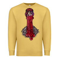 Antique Gold gobble head Premium Sweatshirt - RanaPortraitStore