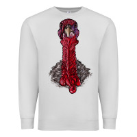 Dove Grey gobble head Premium Sweatshirt - RanaPortraitStore