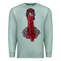 Seafoam gobble head Premium Sweatshirt - RanaPortraitStore