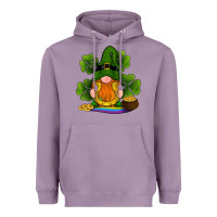 Lavender st patricks day gnomes shamrock gold horseshoes rainbow Heavyweight Hoodie - RanaPortraitStore