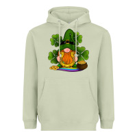 Matcha st patricks day gnomes shamrock gold horseshoes rainbow Heavyweight Hoodie - RanaPortraitStore