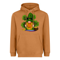 Meerkat st patricks day gnomes shamrock gold horseshoes rainbow Heavyweight Hoodie - RanaPortraitStore