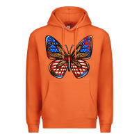 Carrot 4th of july butterfly Premium Hoodie - BundleAndBundleShop