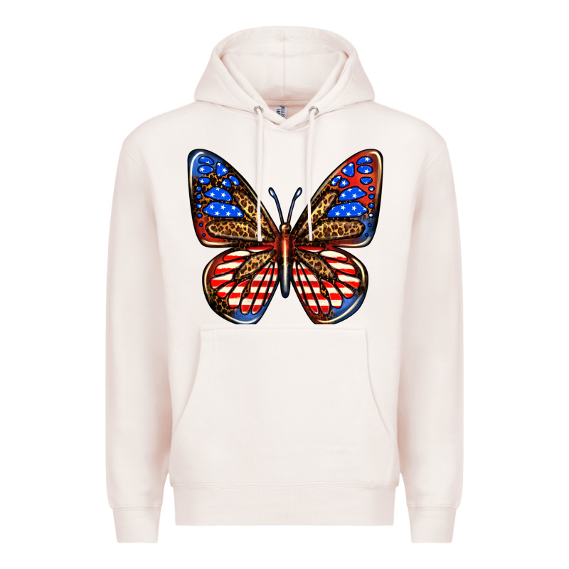 4th Of July Butterfly Premium Hoodie by BundleAndBundleShop | Teevron