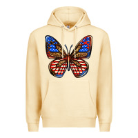 Pina Colada 4th of july butterfly Premium Hoodie - BundleAndBundleShop
