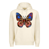 Tofu 4th of july butterfly Premium Hoodie - BundleAndBundleShop