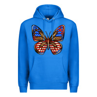 True Royal 4th of july butterfly Premium Hoodie - BundleAndBundleShop