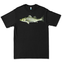 Black Striped Bass Premium Tee - LillyAllenDesigns