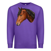 Purple horse Premium Sweatshirt - RanaPortraitStore