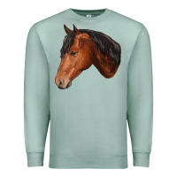 Seafoam horse Premium Sweatshirt - RanaPortraitStore