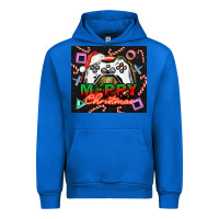 Cobalt gamer merry christmas Urban Hoodie - NancyCooperArtShop