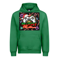 Emerald gamer merry christmas Urban Hoodie - NancyCooperArtShop