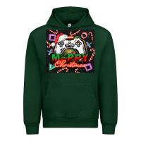 Forest Green gamer merry christmas Urban Hoodie - NancyCooperArtShop