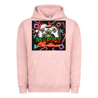 Pigment Salmon gamer merry christmas Urban Hoodie - NancyCooperArtShop