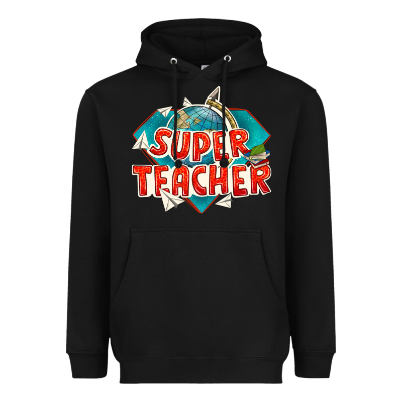 Super Teacher Heavyweight Hoodie by texasbilliewilder | Teevron