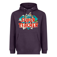 Plum super teacher Heavyweight Hoodie - texasbilliewilder