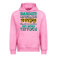 Fuchsia Pink get more tattoos Urban Hoodie - NancyCooperArtShop
