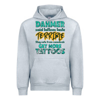 Heather Grey get more tattoos Urban Hoodie - NancyCooperArtShop