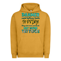 Pigment Peanut Butter get more tattoos Urban Hoodie - NancyCooperArtShop