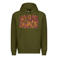 Army Green cinco de mayo leopard glitter Premium Hoodie - Artiststas