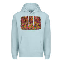 Blue Mist cinco de mayo leopard glitter Premium Hoodie - Artiststas