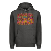 Charcoal Heather cinco de mayo leopard glitter Premium Hoodie - Artiststas