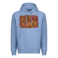 Colony Blue cinco de mayo leopard glitter Premium Hoodie - Artiststas