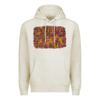 Oatmeal Heather cinco de mayo leopard glitter Premium Hoodie - Artiststas