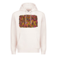 Pale Pink cinco de mayo leopard glitter Premium Hoodie - Artiststas