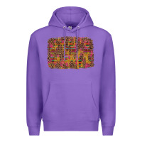 Purple cinco de mayo leopard glitter Premium Hoodie - Artiststas