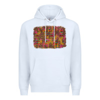 White cinco de mayo leopard glitter Premium Hoodie - Artiststas