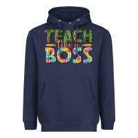 Navy teach like a boss Heavyweight Hoodie - texasbilliewilder