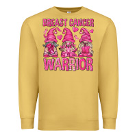 Antique Gold Breast Cancer Warrior Gnomes Premium Sweatshirt - texasbilliewilder