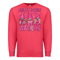 Cardinal Breast Cancer Warrior Gnomes Premium Sweatshirt - texasbilliewilder